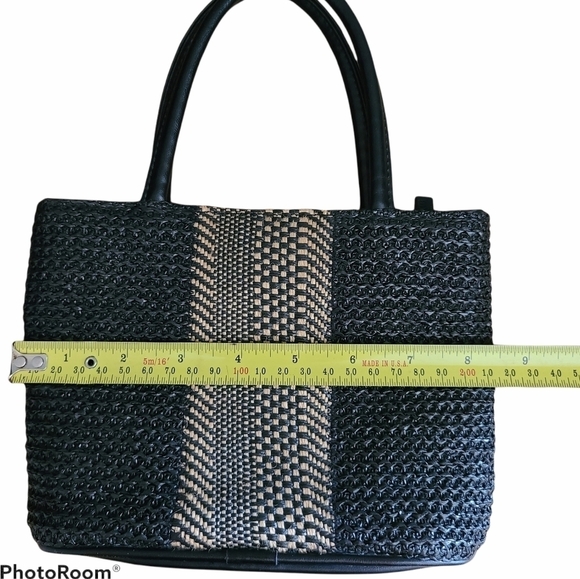 Sharif Black and Tan Mini Bag - Picture 10 of 11